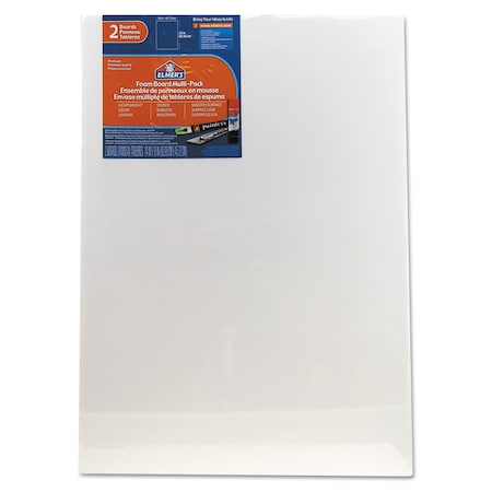 White Pre-Cut Foam Board Multi-Packs, 18 X 24, PK2
